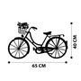 Wallity Bike Accesorio decorativo de pared de metal Negro
